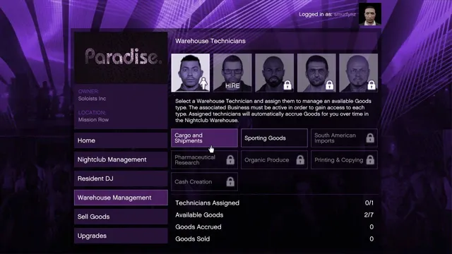 Nightclub Warehouse Management图片